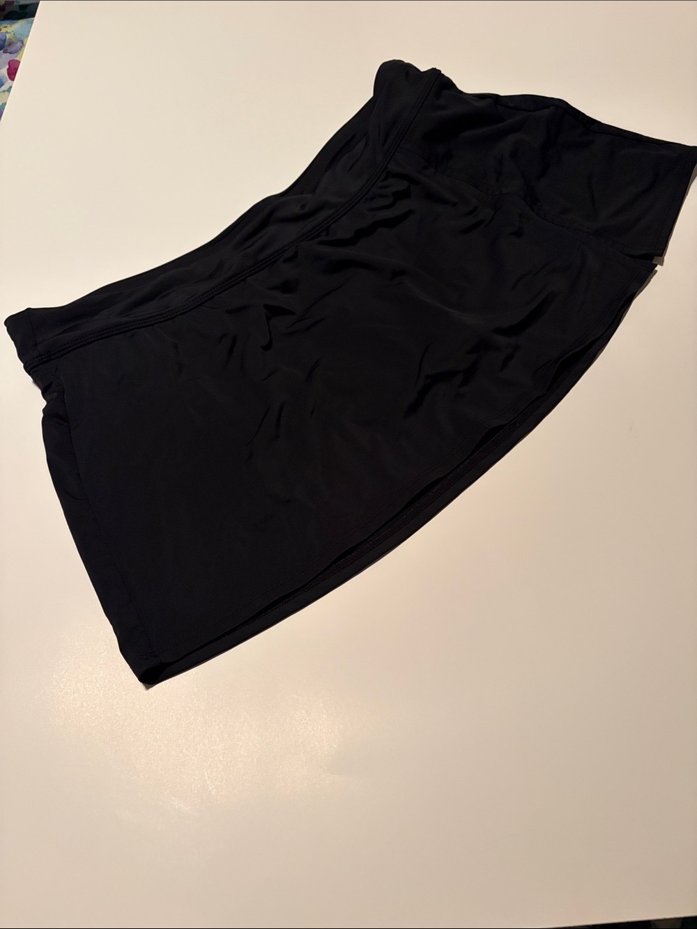 croft & barrow Black Active Mini Skirt